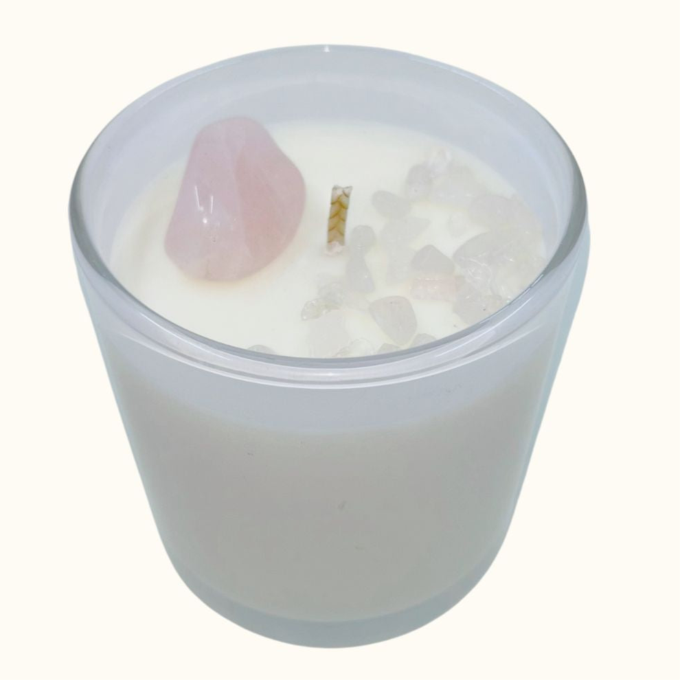 Love and Positivity – Sandalwood, Orchid and Vanilla with Rose Quartz