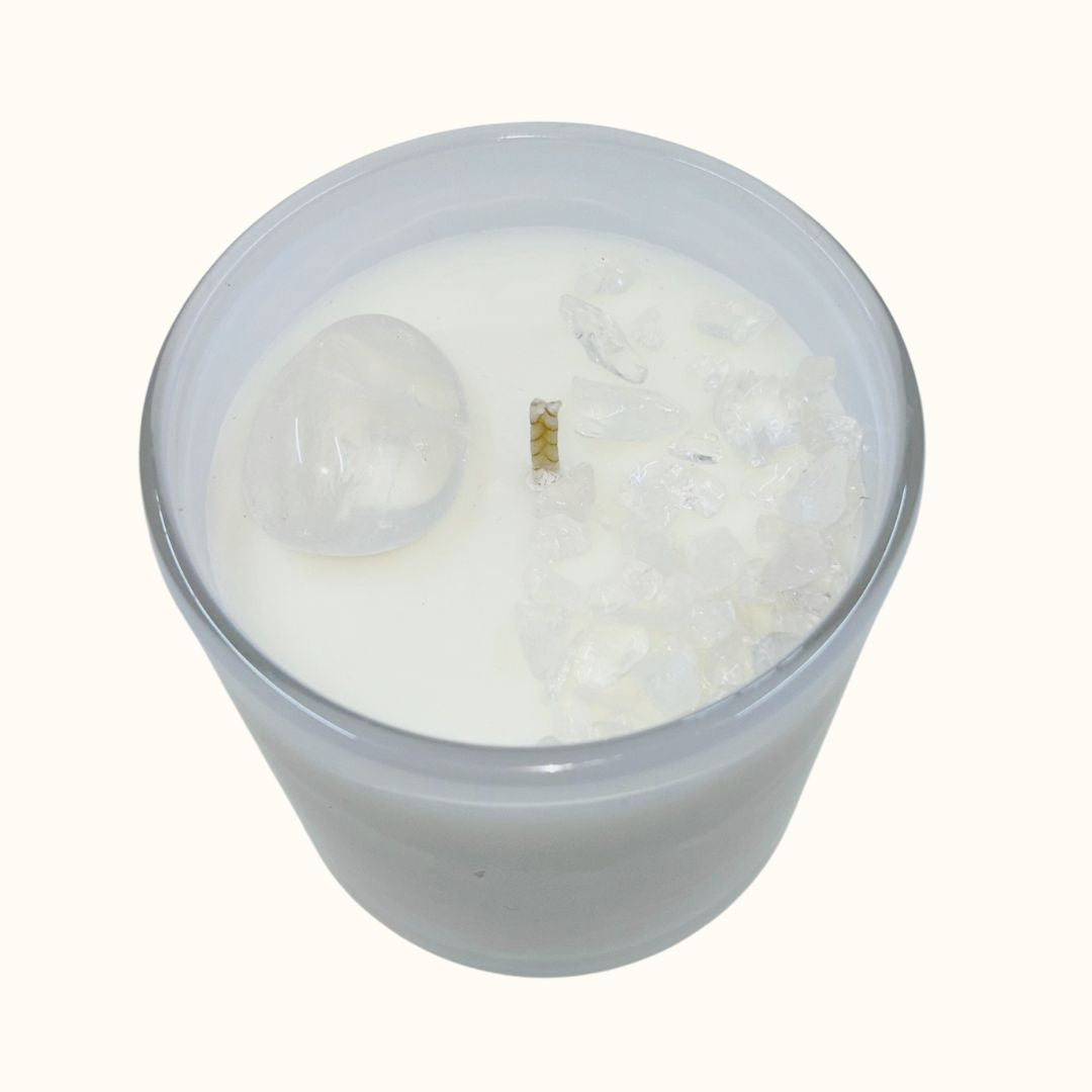 Energise – Lemongrass, Pineapple and Coconut with Clear Quartz