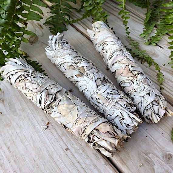 Crystl. Candles White Sage Smudge Sticks