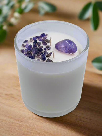 Balance – Caramelised Coconut and Vanilla Bean with Amethyst