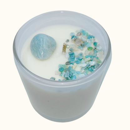 Calm  – Sea Salt and Driftwood with Amazonite