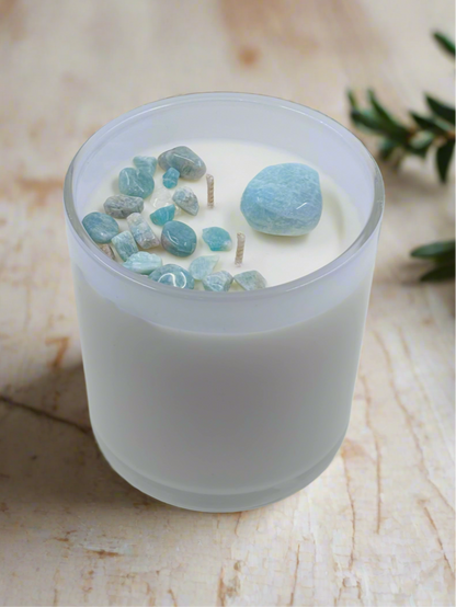 Calm  – Sea Salt and Driftwood with Amazonite