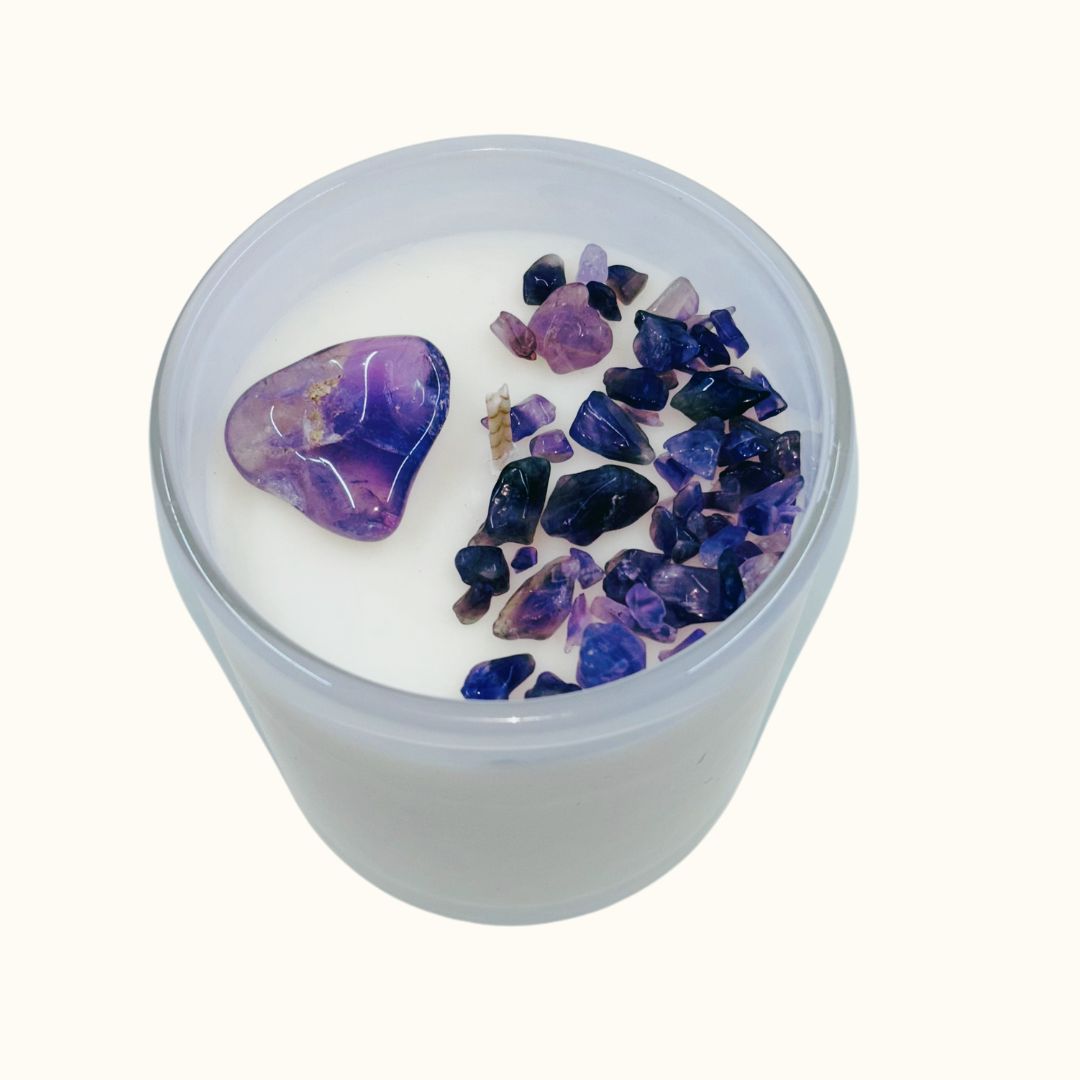 Balance – Caramelised Coconut and Vanilla Bean with Amethyst
