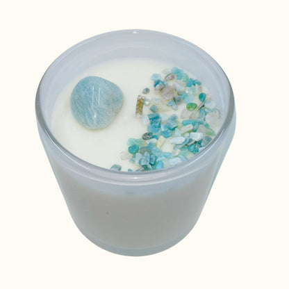 Calm  – Sea Salt and Driftwood with Amazonite